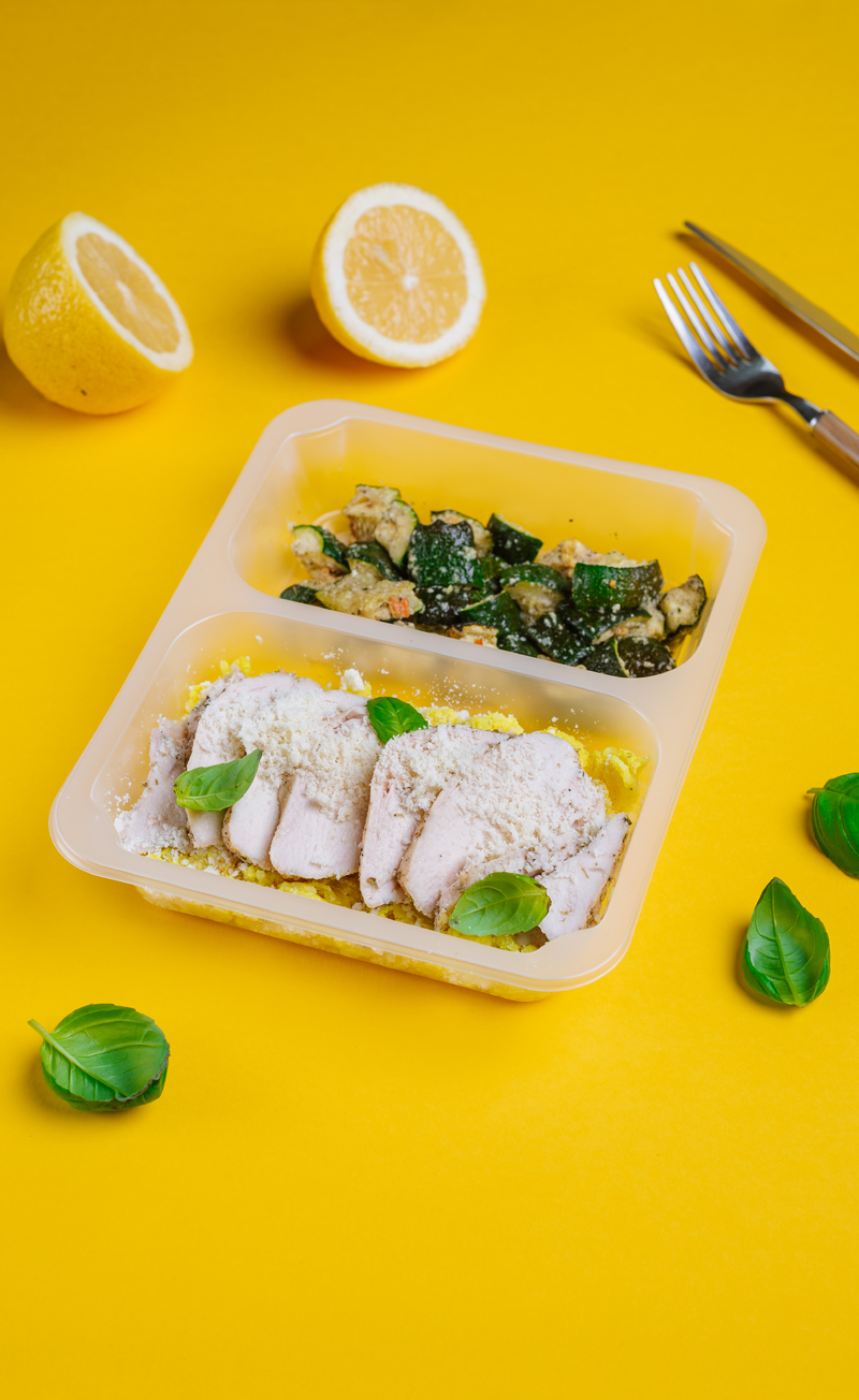 Cytrynowe risotto z kurczakiem i cukinią