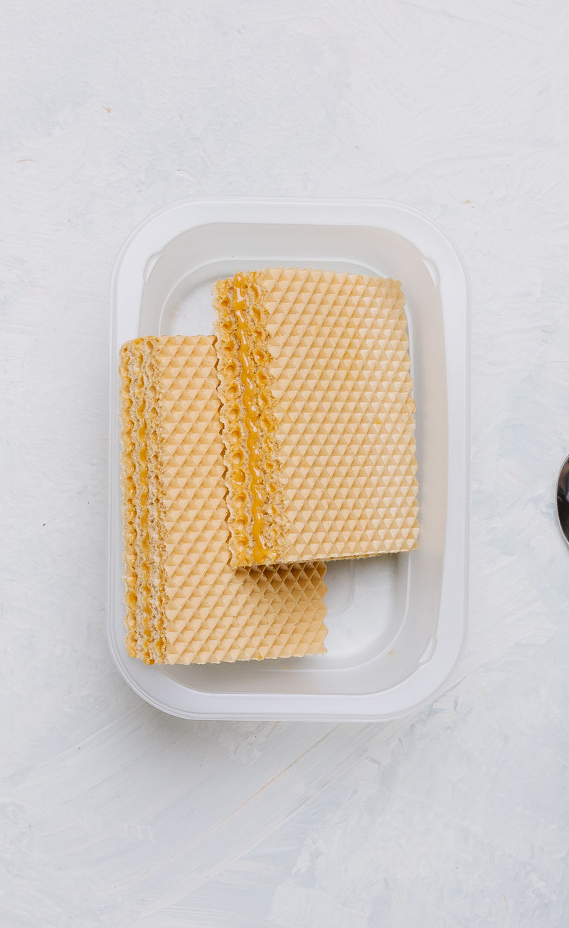 Wafelki z kajmakiem
