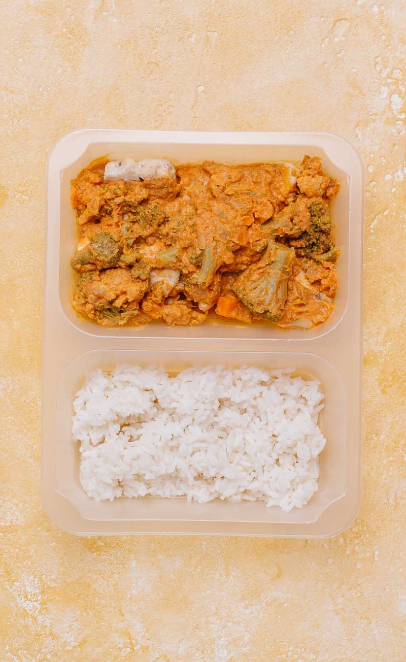 Curry z kurczakiem i ryżem