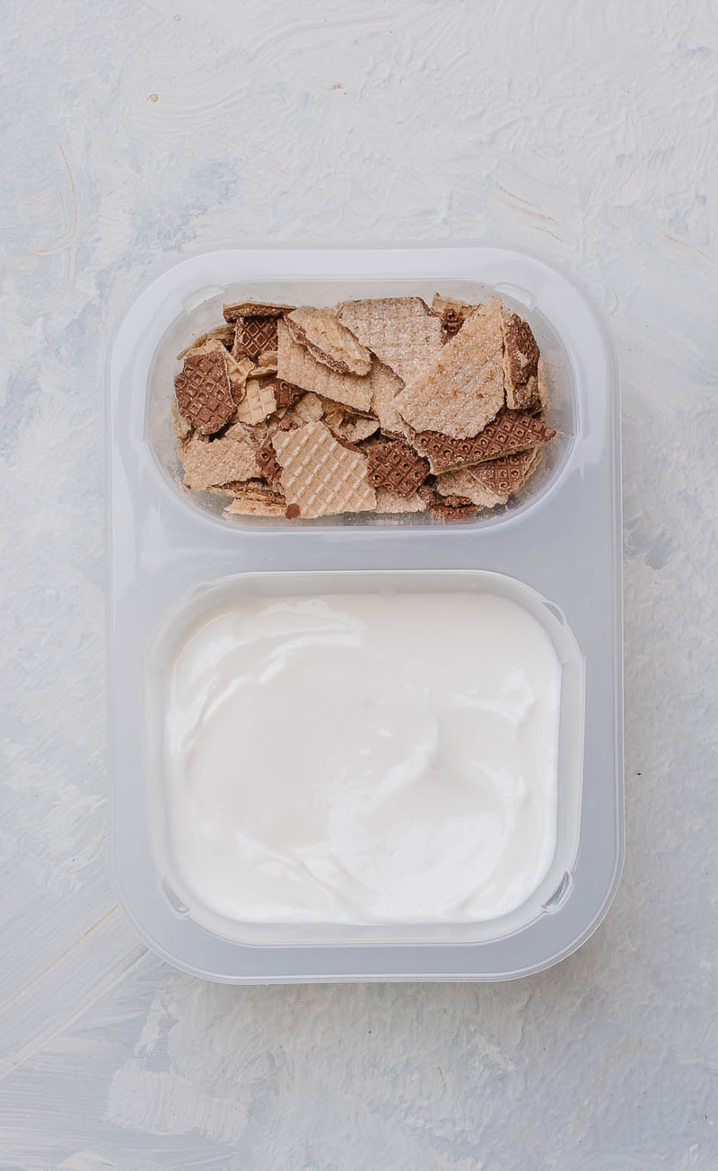 Serek z wafelkami czekoladowymi