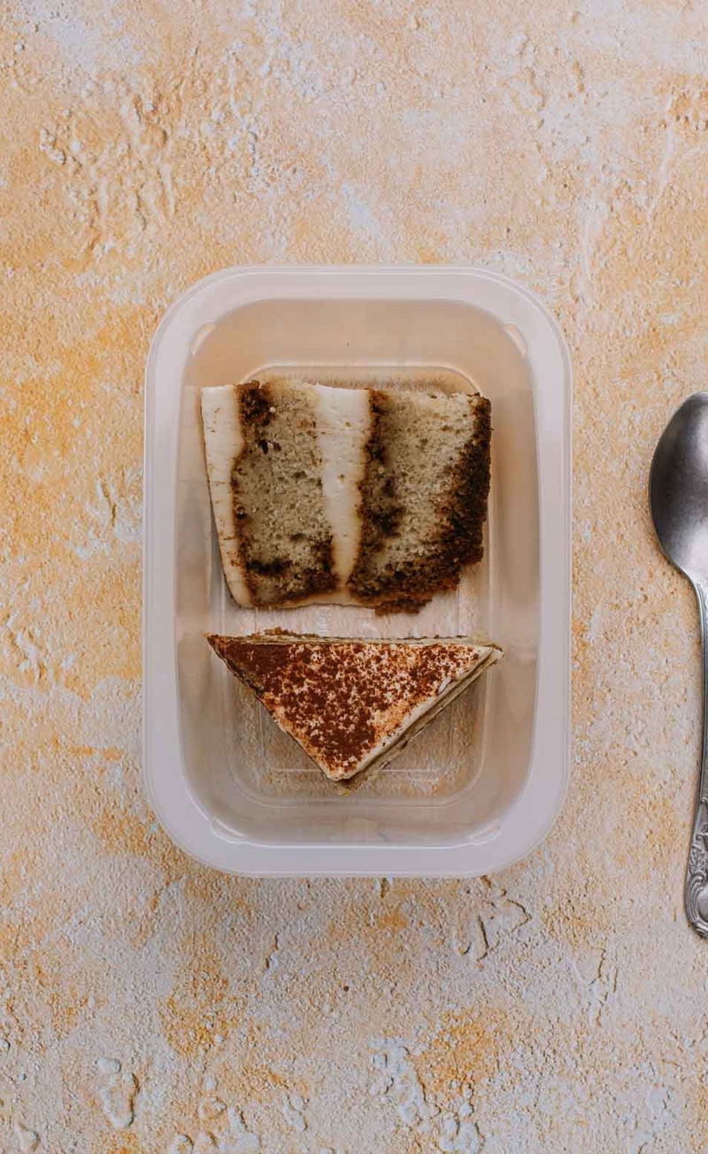 Ciasto proteinowe a'la tiramisu