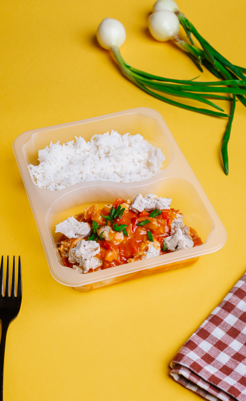 Curry z indykiem i ryżem