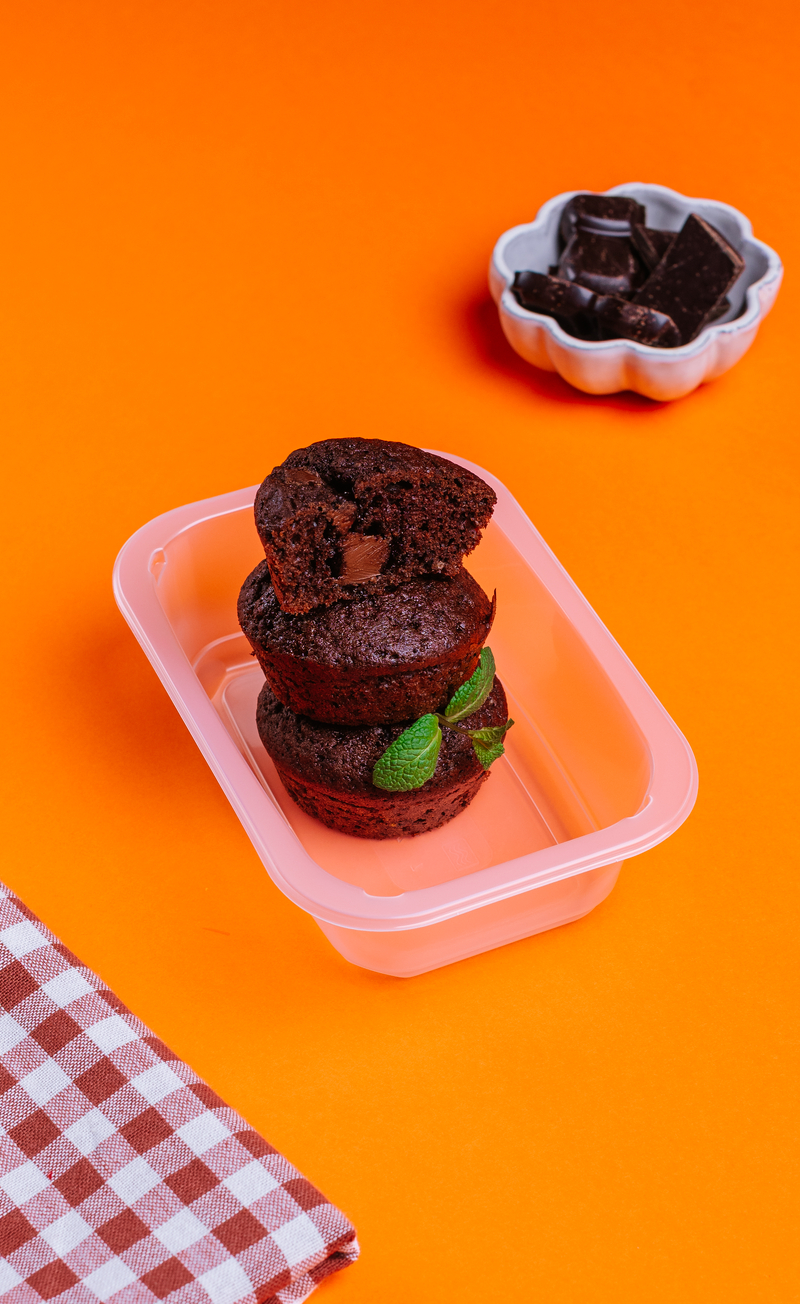 Muffinki z kremem czekoladowym