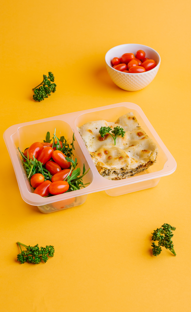 Lasagne z fetą i szpinakiem